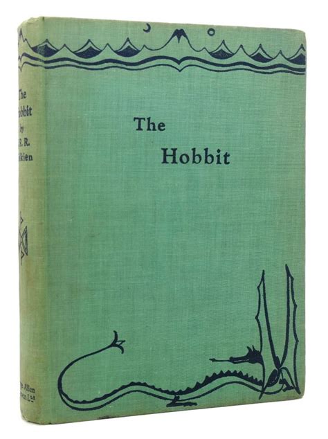 Jrr Tolkien The Hobbit London George Allen And Unwin 1937 First