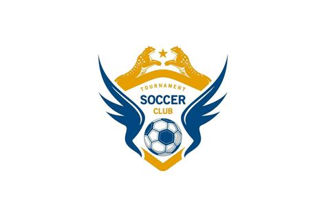 Soccer Logo Design Cheetah And Wings Modern Football Team Vector Symbol 27009035 Vector Art At