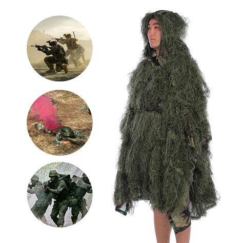 Universal Camouflage Suits Woodland Clothes Ghillie Suit For Hunting