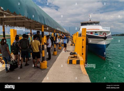 Bohol Island Philippines February 12 2018 Ferry At The Tagbilaran