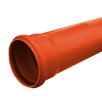 Tube PVC égout rouge Ø 125