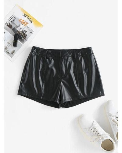 Black Zaful Shorts For Women Lyst