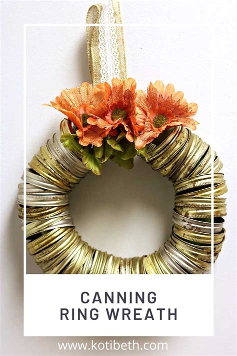 Canning Ring Wreath What To Do With Used Canning Rings Wreaths