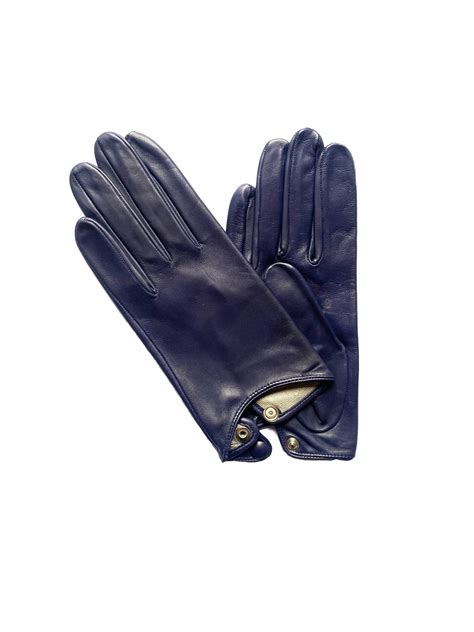 Gants Courts Doubl S Soie En Cuir D Agneau Adelaide Gants