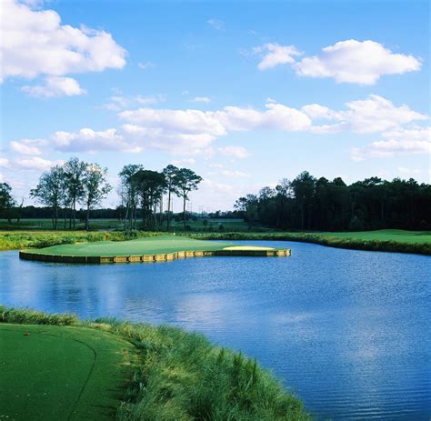 Pond In A Golf Course Carolina Golf Photograph By Panoramic Images