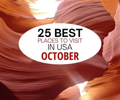 25 Best Places to Visit in the USA in October | Flipboard