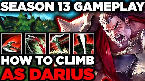 Season 13 High Elo Darius Gameplay Best Darius Builds For S13