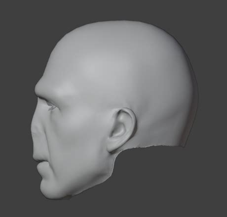 STL file Lord Voldemort HEAD 🎨 ・Model to download and 3D print・Cults