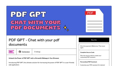 PDF GPT Chat With Your Pdf Documents Advanced Innovation