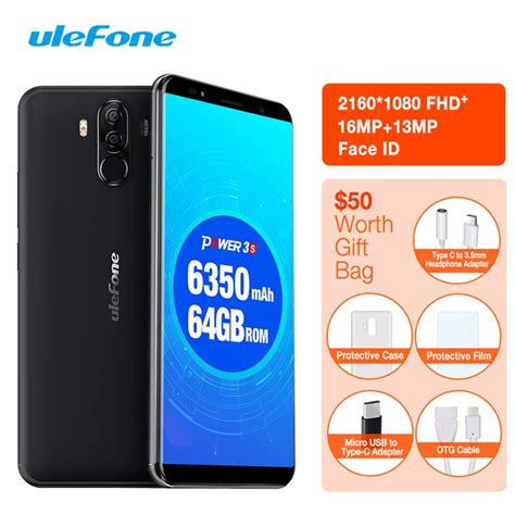 Ulefone Power 3 S 6 0 18 9 FHD 4GB 64GB Mobile Phone Octa Core