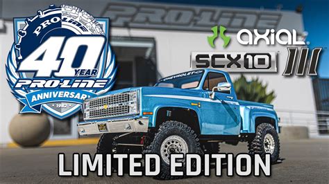 Axial Scx Iii Pro Line Th Anniversary Limited Edition Chevy