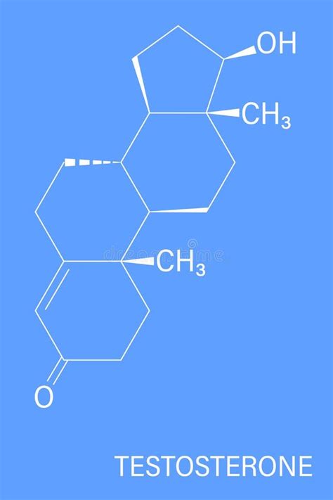 Testosterone Molecule Vector Stock Illustrations 211 Testosterone