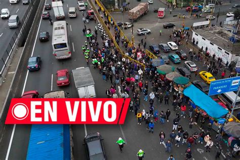 Paro Nacional De Transportistas En Vivo Protesta Contra La Ola De