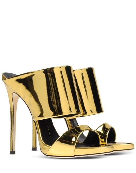 Giuseppe Zanotti Sandals In Gold Lyst