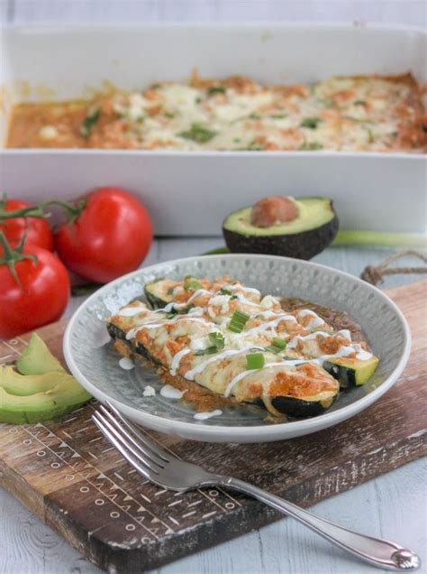 Best Low Carb Keto Chicken Enchilada Zucchini Boats Seeking Good Eats