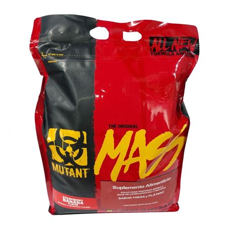 Mutant Mass 15 Lbs Sabor Strawberry Banana Mutant Mutmassfresa Bodega Aurrera En Línea