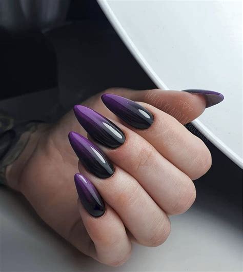 Pin By Кристина On маник In 2024 Purple Nails Purple Ombre Nails Violet Nails