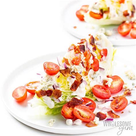 Keto Classic Blue Cheese Wedge Salad Recipe Wholesome Yum