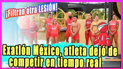 Filtran otra LESIÓN en Exatlón México atleta roja dejó de competir en