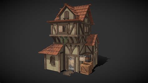 Medieval House Buy Royalty Free 3d Model By Gomizard 2efc98e