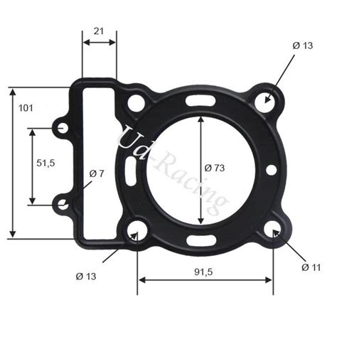 Zylinderkopfdichtung für Quad Motor Shineray 300 ccm XY300ST 5E