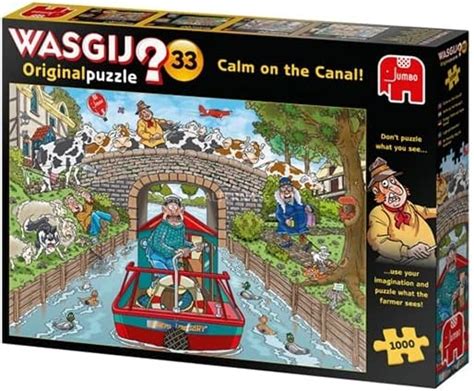 Wasgij Retro Original Calm On The Canal Pieces Puzzlelands