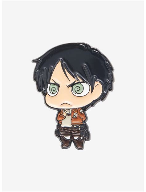 Attack On Titan Eren Yeager Chibi Enamel Pin Boxlunch Exclusive