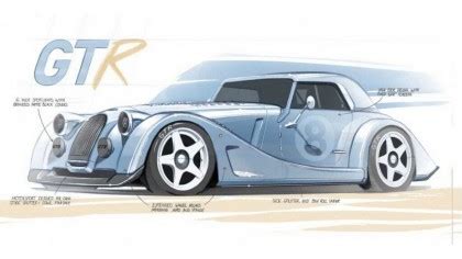 El Boceto Del Morgan Plus 8 GTR Que Ha Dejado A Todos Con La Boca Abierta