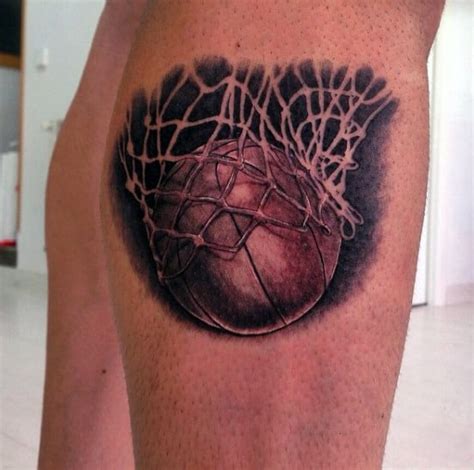 40 Basketball Tattoos For Men - Masculine Design Ideas