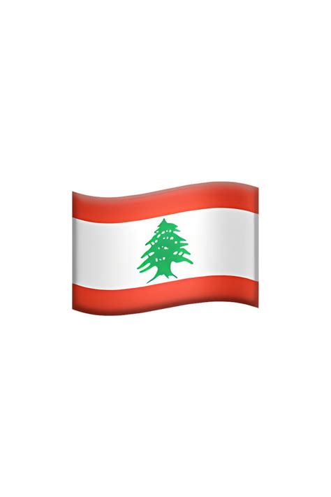 🇱🇧 Flag: Lebanon Emoji in 2023 | Emoji, The white stripes, Lebanon