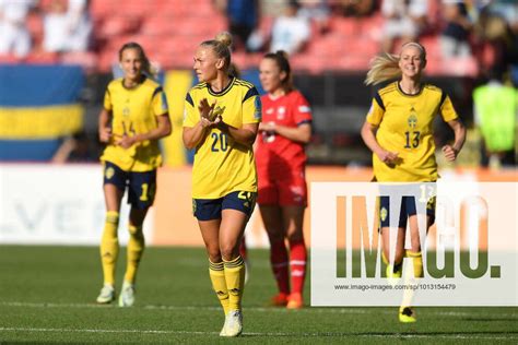 Hanna Bennison Sweden Women Celebrates After Scoring His Team S