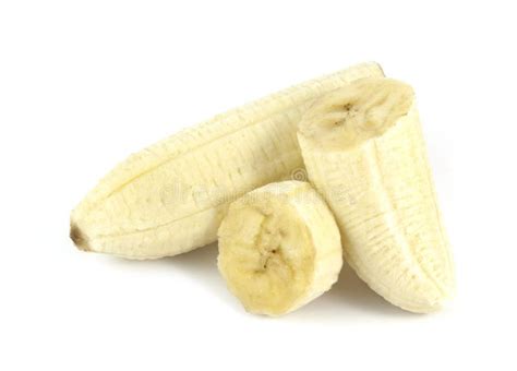 Cut And Peeled Banana Pieces Stock Image Image Of Yellow Fruit 57370393