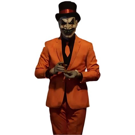 The Jester 2023 Michael Sheffield Orange Costume Suit