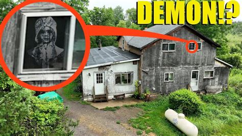 Drone Catches Real Demon At Haunted Bergen House It Followed Us YouTube