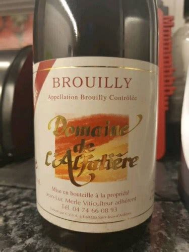 Jean Luc Merle L Alfatiere C Te De Brouilly Vivino Us