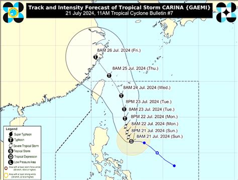 Tropical Storm Carina Strengthens Habagat As It Moves Over The