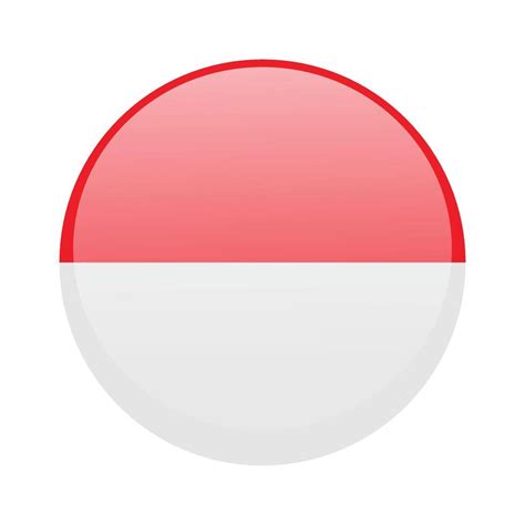 Flag of Indonesia round icon Illustration 47399085 Vector Art at Vecteezy