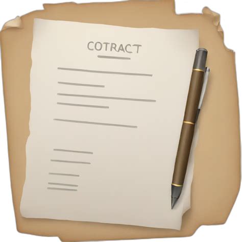 Signing A Contract In A Phone Ai Emoji Generator