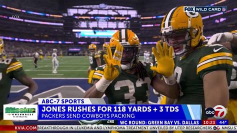 El Pasoan Aaron Jones Scores Three TDs In Packers 48 32 Wild Card Win