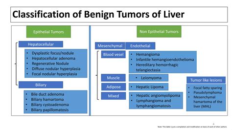 Benign Tumors Of The Liver Tumor Like Lesions Ppt