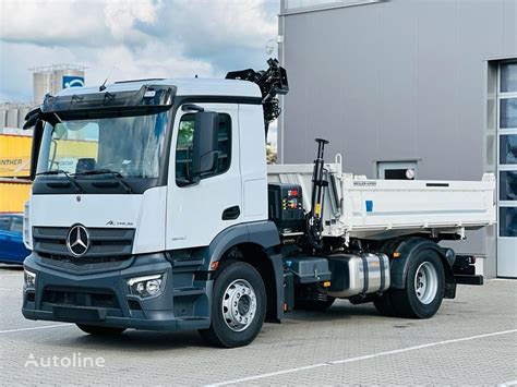 Mercedes Benz Actros 5 1840 4x2 Dreiseitenkipper HIAB 118 3 Dump Truck