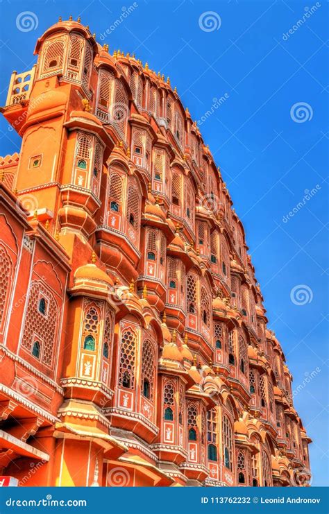 Hawa Mahal Or Palace Of Winds In Jaipur India Stock Photo Image Of