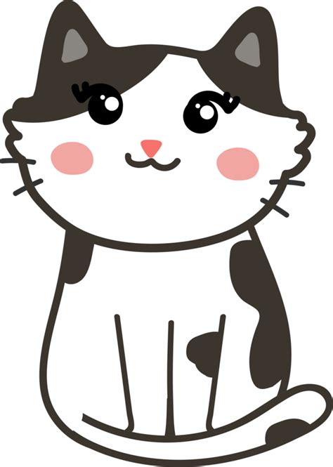 Cute Cat Cartoon Kitty 8483823 Png