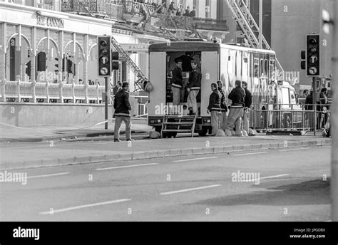 Aftermath of the Grand Hotel Brighton bombing in 1984 Stock Photo - Alamy