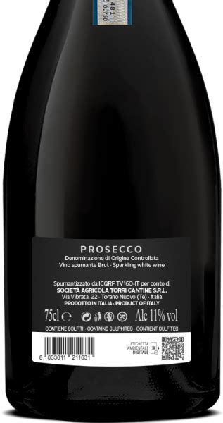 Torri Spumante Brut Prosecco Doc L Torri Cantine Store It