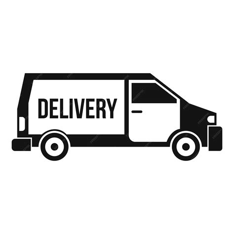 Premium Vector Delivery Truck Icon Simple Illustration Of Delivery