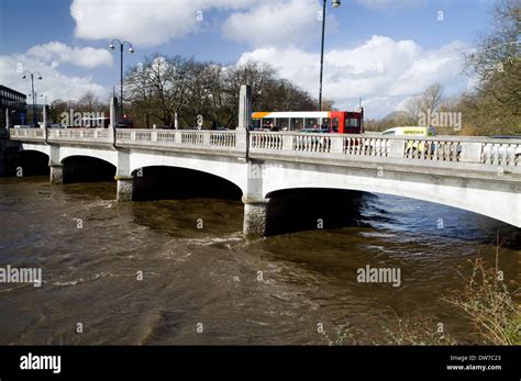 Cardiff Bridge and River Taff, Cardiff, Wales Stock Photo - Alamy