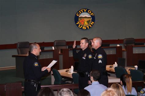 Tustin Police honored at promotions ceremony - Behind the Badge