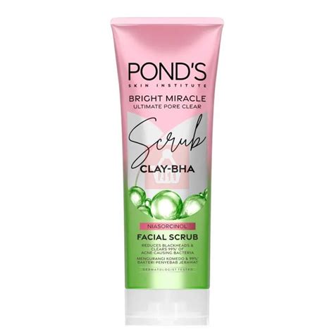 Pond S Bright Miracle Ultimate Pore Clear Facial Scrub 100g