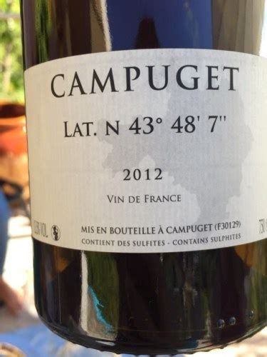 Ch Teau De Campuget Latitude N Vivino Canada